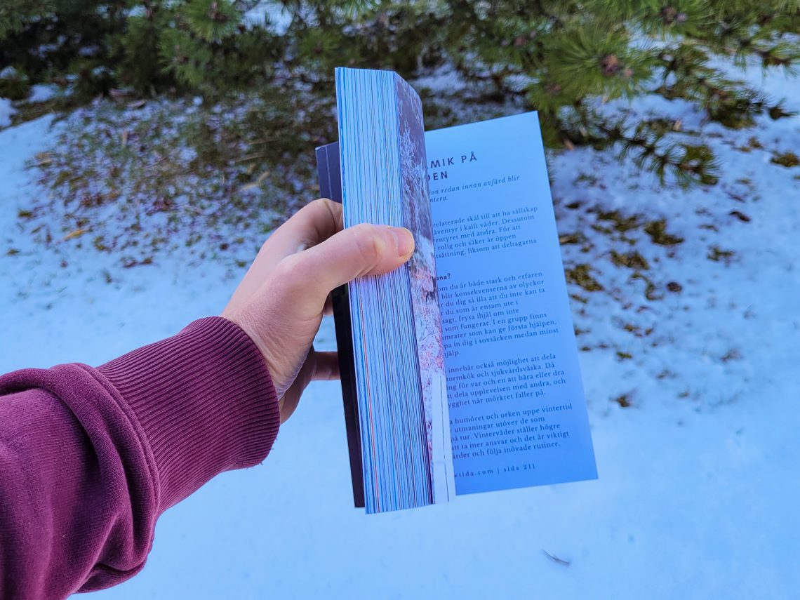 Boken Friluftsliv på vintern av Wilda Nilsson
