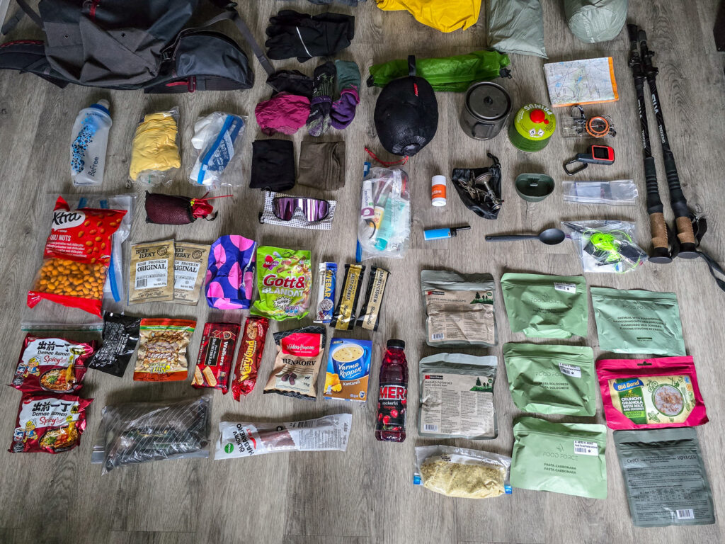 Mat på fjällvandring