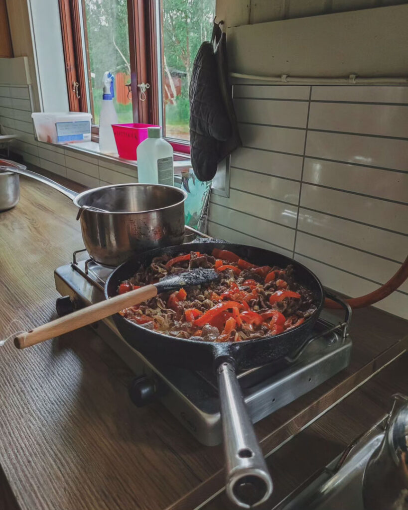 Renskav i STF stuga abiskojaure 