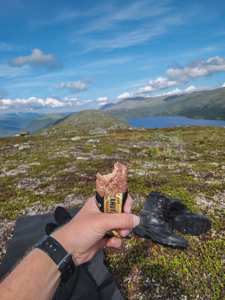 Proteinbar på vandring