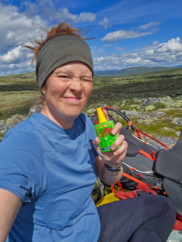 Wilda Nilsson tipsar om myggmedel för fjällvandring