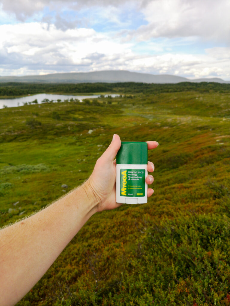 Myggmedel från MyggA på fjällvandring
