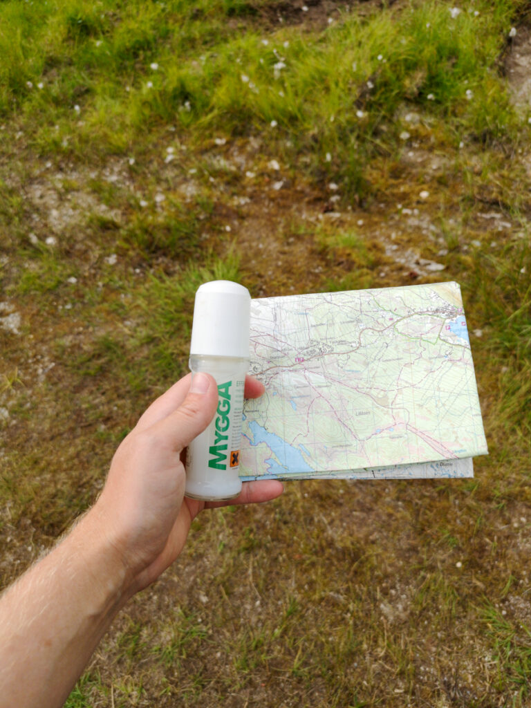 Myggmedel från MyggA på vandring
