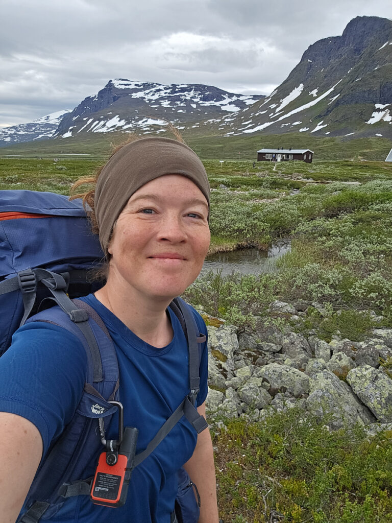 Wilda Nilsson vid Sälkastugorna