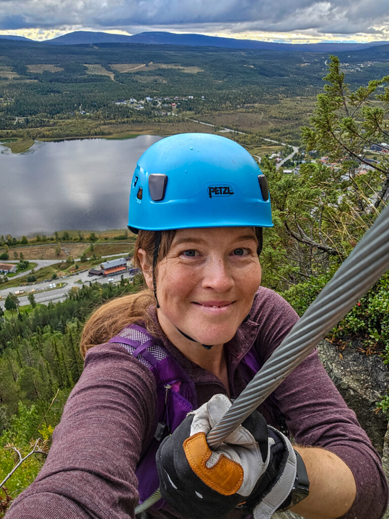 Klättra Via Ferrata i Funäsdalen