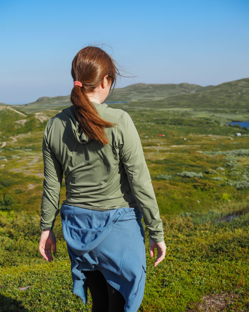 Wilda Nilsson i Tänndalen vid Svansjökläppen