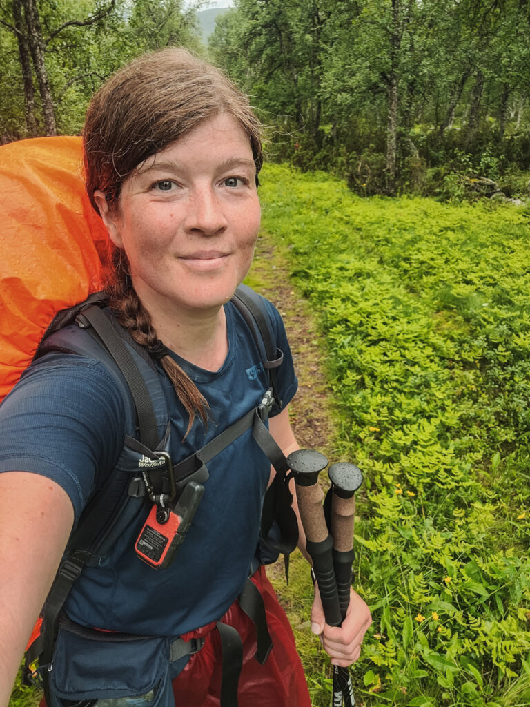 Wilda Nilsson på Kungsleden
