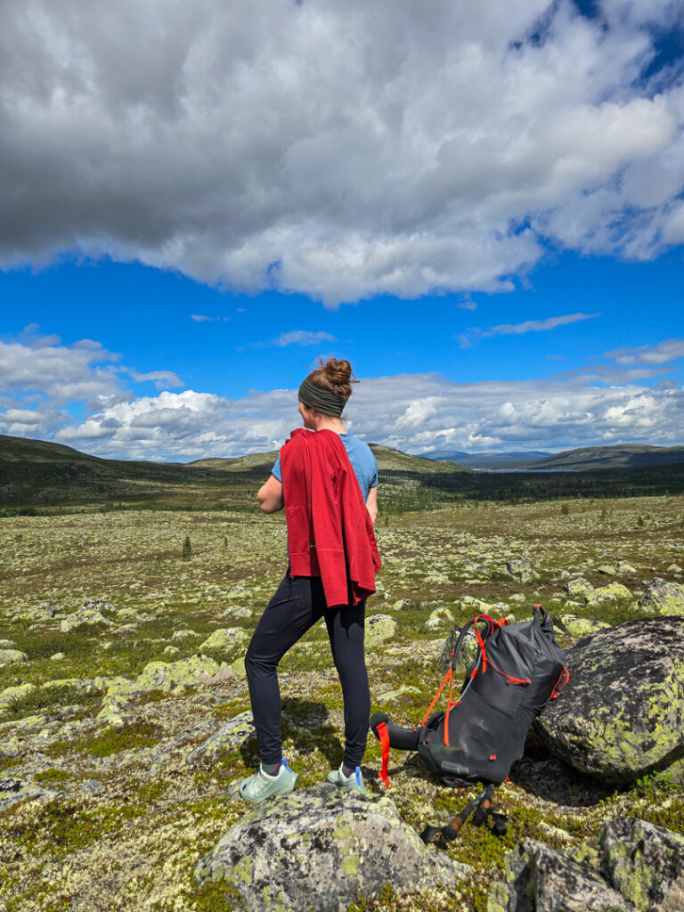 Wilda Nilsson i Långfjällets naturreservat